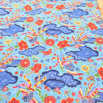 Cotton Broad Printed Fabric - Bingata Style - nomura tailor