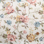 Cotton Double Gauze Printed Fabric - Elegant Flower - nomura tailor