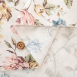 Cotton Double Gauze Printed Fabric - Elegant Flower - nomura tailor