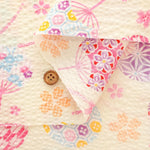 Cotton Ripple-printed Fabric - Japanese Style Uchiwa - nomura tailor