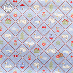 Cotton Sheeting Printed Fabric - Retro Kawaii - nomura tailor