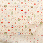 Cotton Sheeting Printed Fabric - Retro Kawaii - nomura tailor