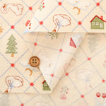Cotton Sheeting Printed Fabric - Retro Kawaii - nomura tailor