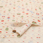 Cotton Sheeting Printed Fabric - Retro Kawaii - nomura tailor