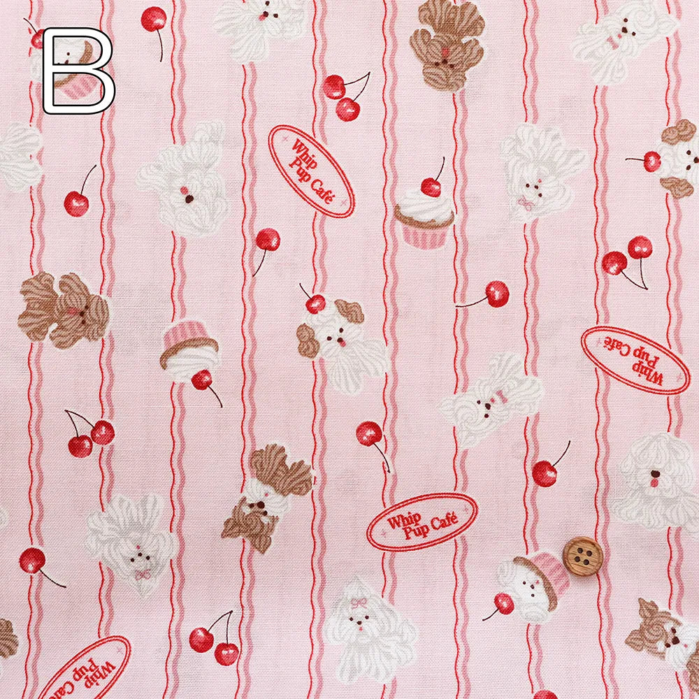 Cotton Sheeting Printed Fabric - Whip Dog - nomura tailor