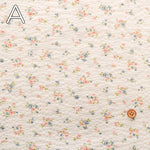 Cotton Ripple-printed Fabric - Petit Flowers - nomura tailor