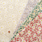 Cotton Broad Printed Fabric - Airtan Flower - nomura tailor
