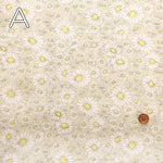 Cotton Broad Printed Fabric - Airtan Flower - nomura tailor