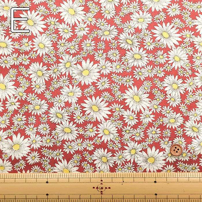 Cotton Broad Printed Fabric - Airtan Flower - nomura tailor