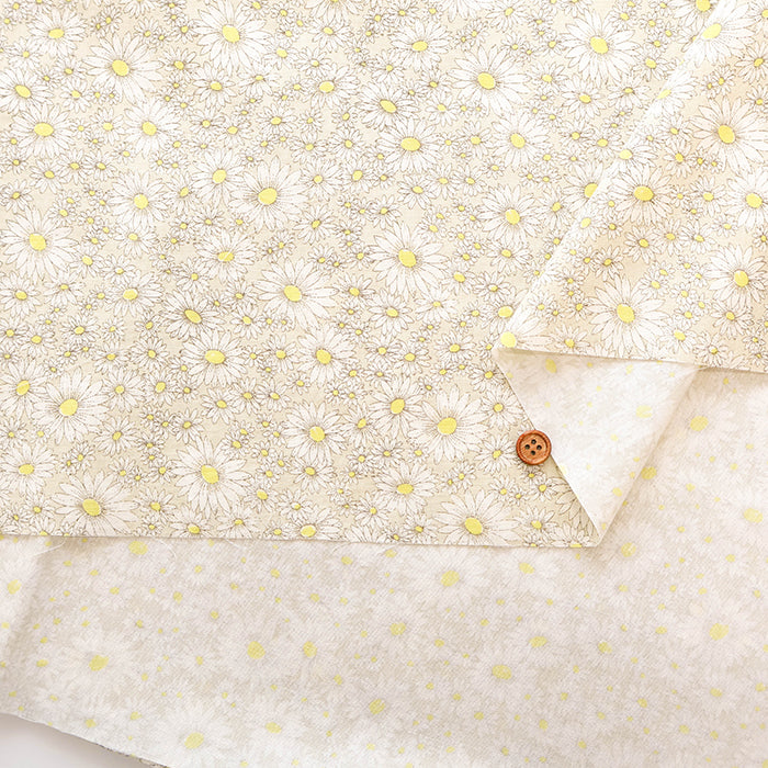 Cotton Broad Printed Fabric - Airtan Flower - nomura tailor
