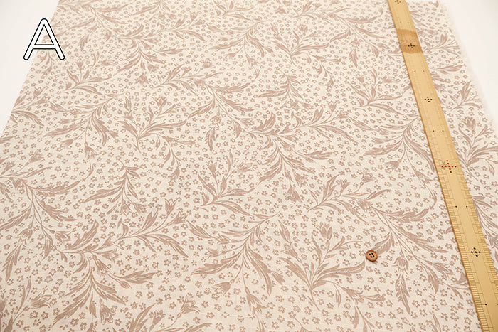 C/L Ripstop Printed Fabric - Flower - nomura tailor