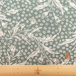 C/L Ripstop Printed Fabric - Flower - nomura tailor