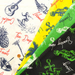 Air Tumbler Finish, Cotton Broad Printed Fabric - Resort - nomura tailor