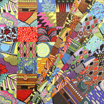 Cotton Sheeting printed Fabric - African Square - nomura tailor