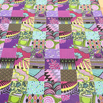 Cotton Sheeting printed Fabric - African Square - nomura tailor