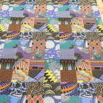 Cotton Sheeting printed Fabric - African Square - nomura tailor