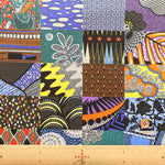 Cotton Sheeting printed Fabric - African Square - nomura tailor