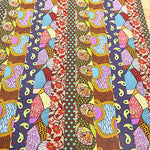 Cotton Sheeting printed Fabric - African Stripe - nomura tailor