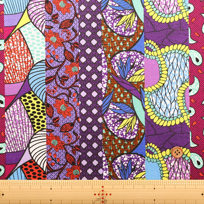 Cotton Sheeting printed Fabric - African Stripe - nomura tailor