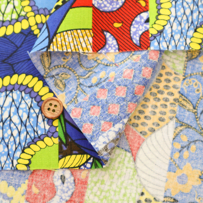 Cotton Sheeting printed Fabric - African Stripe - nomura tailor