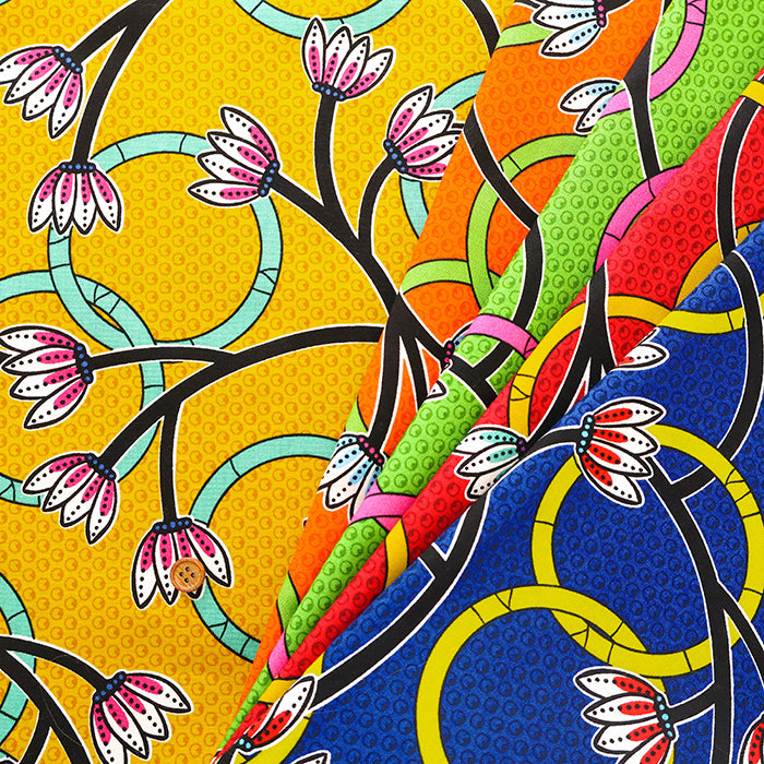 Cotton Sheeting printed Fabric  - African - nomura tailor