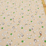 Cotton Sheeting printed Fabric - Little Mystery Fluffy Kesaran Pasaran - nomura tailor