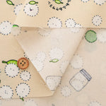 Cotton Sheeting printed Fabric - Little Mystery Fluffy Kesaran Pasaran - nomura tailor