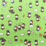 Cotton Sheeting printed Fabric リトルミステリー ジャンピングデッド - nomura tailor