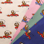 C/L Sheeting Printed Fabric - Sloth - nomura tailor