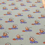 C/L Sheeting Printed Fabric - Sloth - nomura tailor