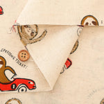 C/L Sheeting Printed Fabric - Sloth - nomura tailor