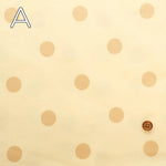 Cotton Corduroy Printed Fabric - Dot - nomura tailor