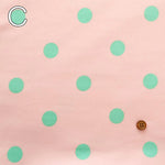 Cotton Corduroy Printed Fabric - Dot - nomura tailor