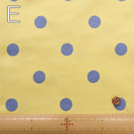 Cotton Corduroy Printed Fabric - Dot - nomura tailor