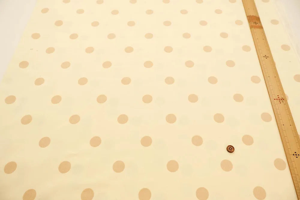 Cotton Corduroy Printed Fabric - Dot - nomura tailor