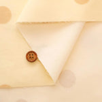 Cotton Corduroy Printed Fabric - Dot - nomura tailor