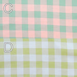 Cotton Corduroy Printed Fabric - Check - nomura tailor