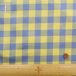 Cotton Corduroy Printed Fabric - Check - nomura tailor