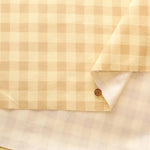 Cotton Corduroy Printed Fabric - Check - nomura tailor