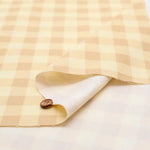 Cotton Corduroy Printed Fabric - Check - nomura tailor
