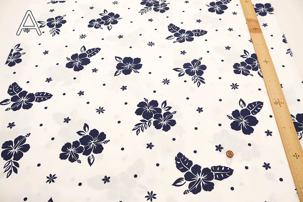 T/C Printed Fabric core yarn - Hawaiian - nomura tailor