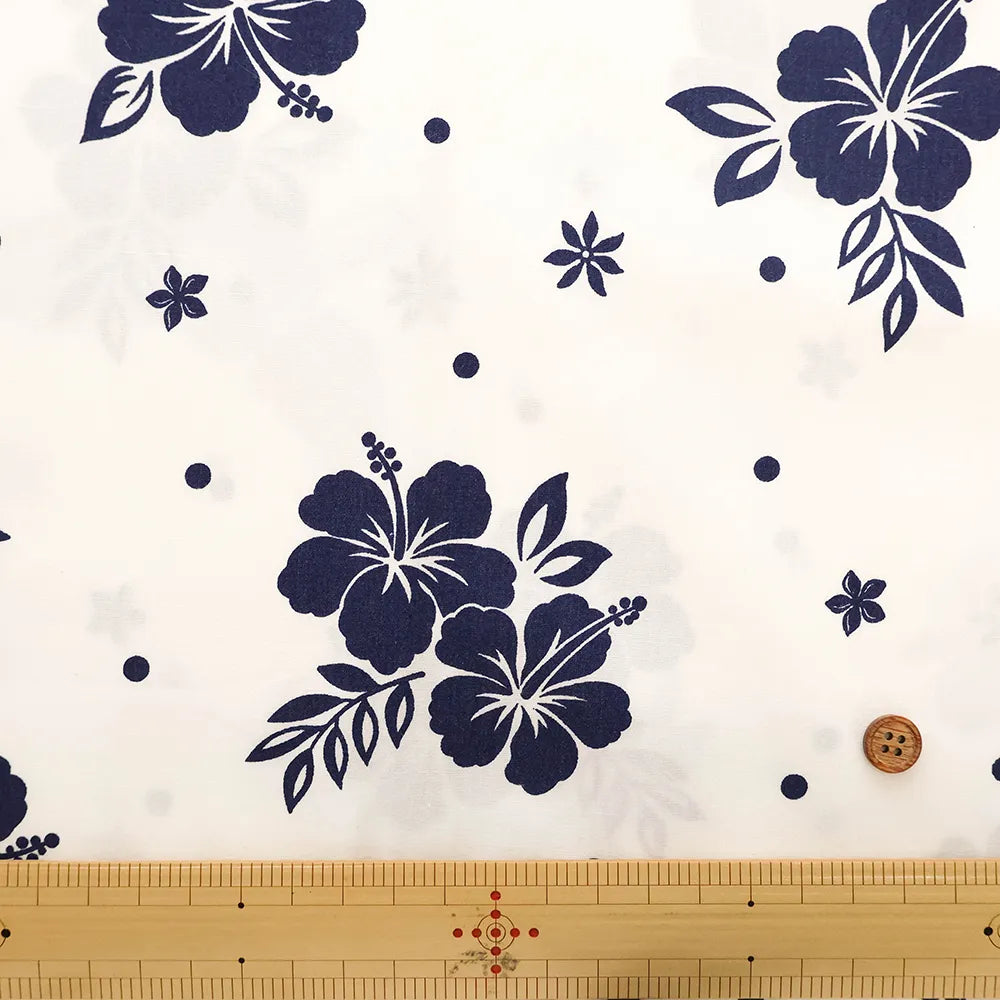 T/C Printed Fabric core yarn - Hawaiian - nomura tailor