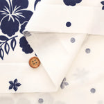 T/C Printed Fabric core yarn - Hawaiian - nomura tailor
