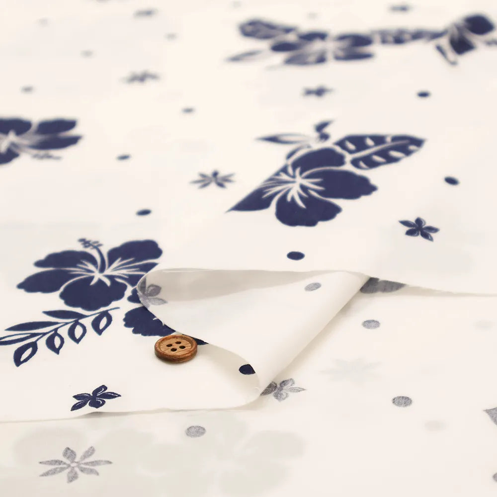 T/C Printed Fabric core yarn - Hawaiian - nomura tailor