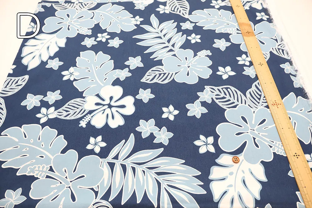 T/C Printed Fabric core yarn - Hawaiian - nomura tailor