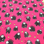 Cotton Oxford Printed Fabric おとぼけゴリラ - nomura tailor