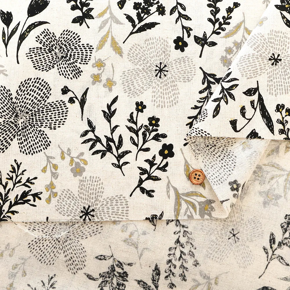 C/L Sheeting Printed Fabric - Flowers - nomura tailor