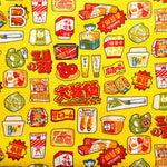 Cotton Oxford Printed Fabric - Supermarket - nomura tailor