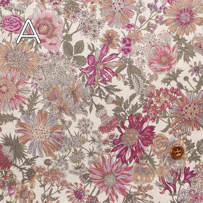 C/L sheeting printed fabric Flower - nomura tailor