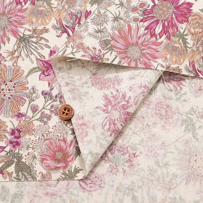 C/L sheeting printed fabric Flower - nomura tailor